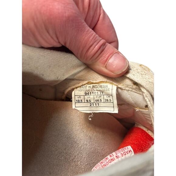 Vintage Nike Cortez sneakers 93-94 Forrest Gump white red and blue mens 10.5 VTG - Picture 14 of 14